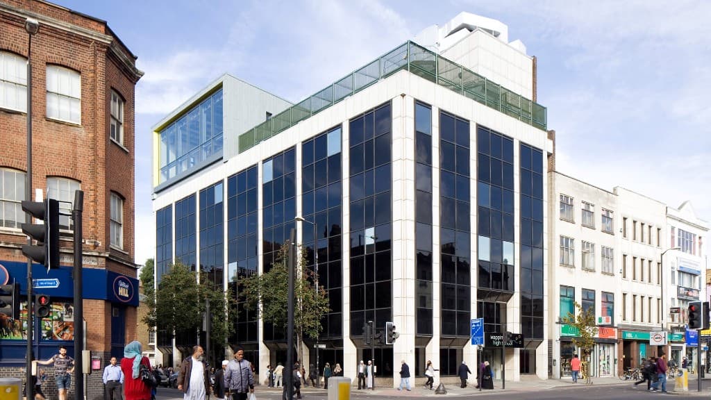153 Commercial Road, Whitechapel — LEC Education centre on the corner